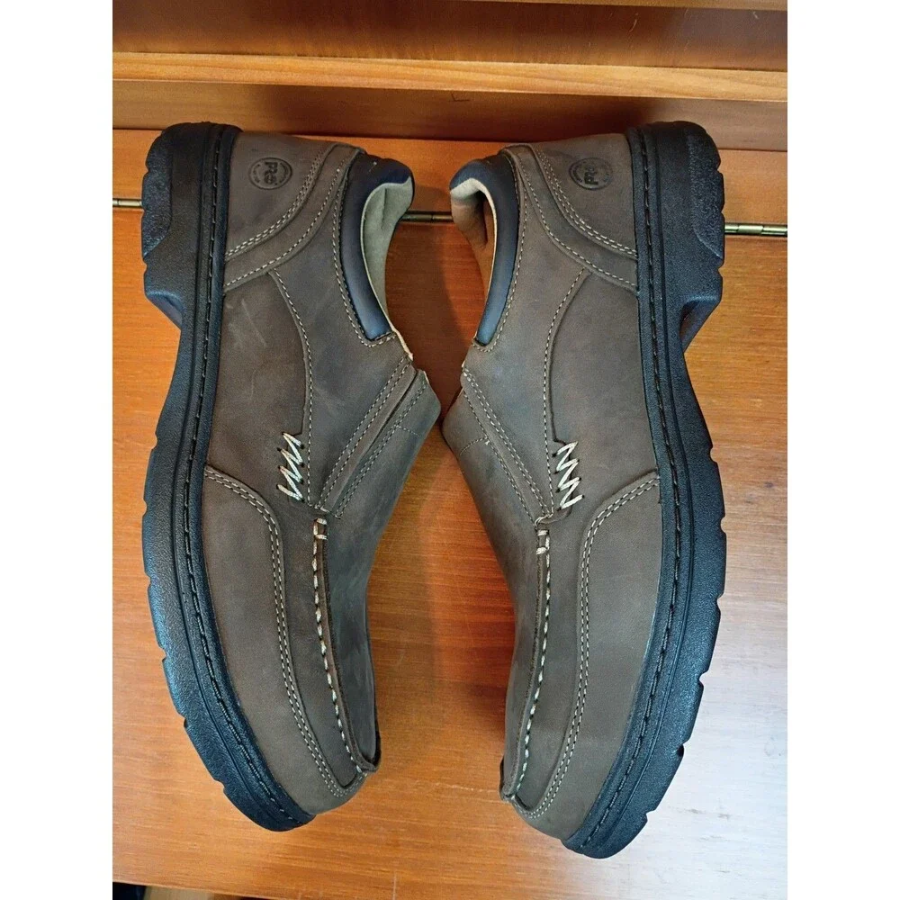 Timberland Pro Size 11W Anti Fatigue Steel Toe Shoes ASTM F2413-18 Brown